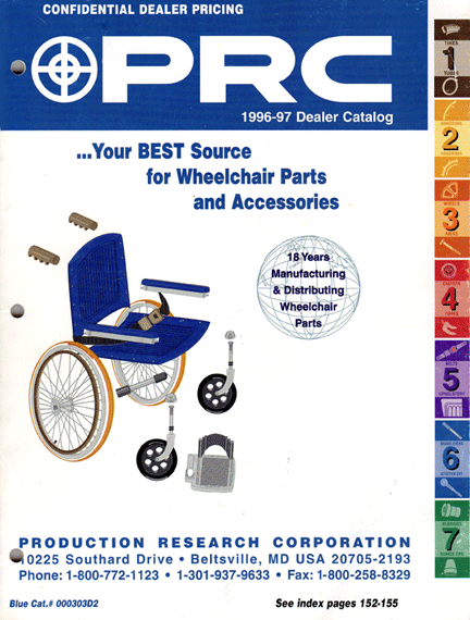 Wheelchair Parts Catalog